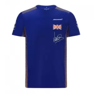 Image of 2021 McLaren Lando Norris Tee (Blue)