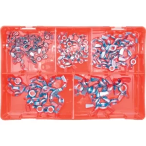 Image of Nuts Steel Metric Wing BZP Kit