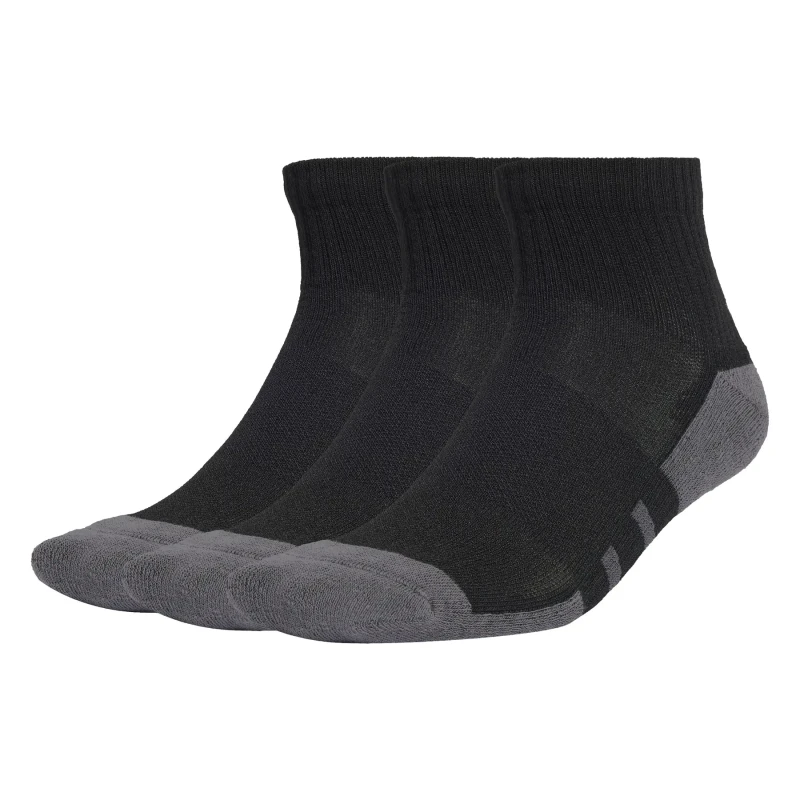 Image of Football Socks adidas Essentials Climacool Quarter (x3) Noir Unisex 37/39