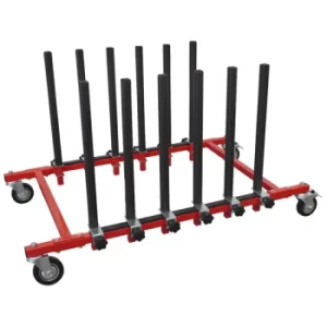 Image of Sealey MK76 Panel Storage Rack Mobile Holds 5 Panels