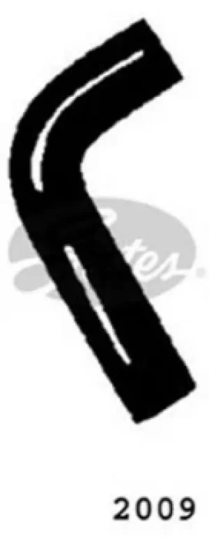 Image of Curved Radiator Hose 160mm X 25 Gates 2009