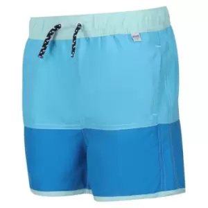 Image of Regatta Sergio Swim Shorts - Aquari/IndBl