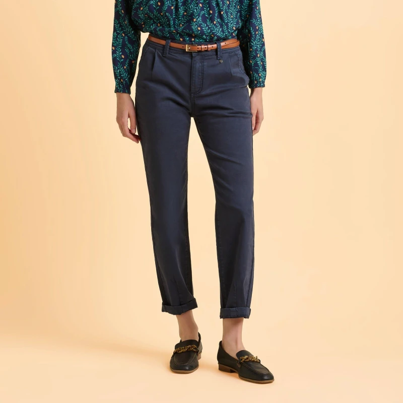 Image of Brakeburn Navy Blake Trouser Navy female UK 12