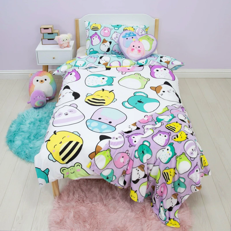 Image of Squishmallows Squishmallows Happy Single Duvet - Multi Multi One Size