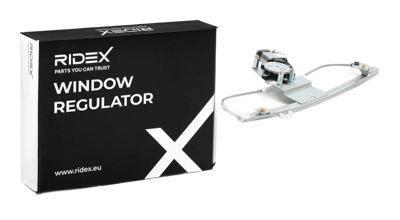 Image of RIDEX 1561W0166 Window regulator Left, Operating Mode: Electric, with electric motor Window Winder (1561)