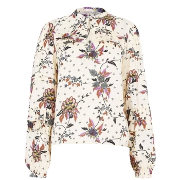 Image of Scotch and Soda Ruffle Blouse - Ecru 222