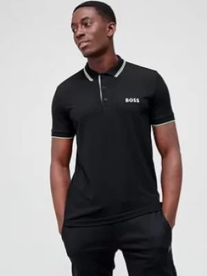 Image of BOSS Paddy Pro Polo Shirt &ndash; Black, Size S, Men