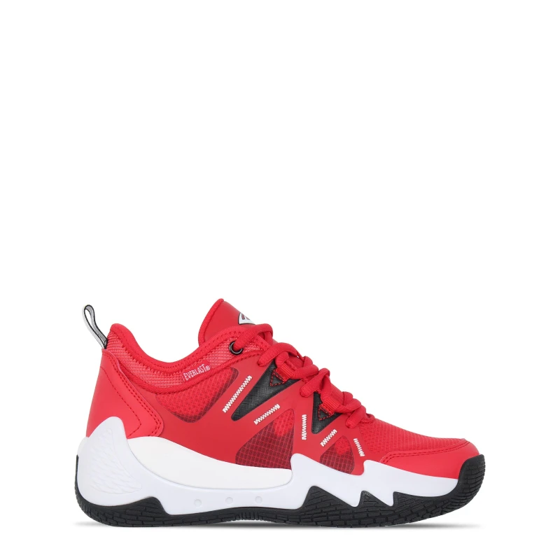 Image of Everlast Kids Basketball Trainers Red/Wht/Blk male 3 (35.5)