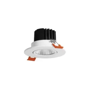 Image of Netlighting Base 95Mm LED Recessed Downlight White IP23 6.1W 3000K 518lm