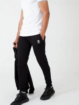 Image of Gym King Basis Tracksuit Bottoms - Black