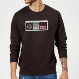 Image of Nintendo NES Controller Chest Sweatshirt - Black - 5XL