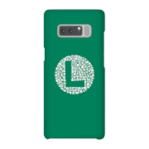 Image of Nintendo Super Mario Luigi Items Logo Phone Case - Samsung Note 8 - Snap Case - Matte