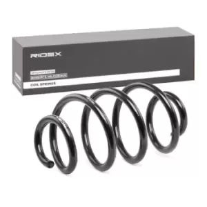 Image of RIDEX Coil spring FIAT,PEUGEOT,CITROEN 188C0491 5002NK,5002NL,5002NN Suspension spring,Springs,Coil springs,Coil spring suspension,Suspension springs