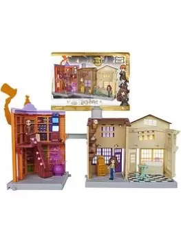 Image of Harry Potter Small Doll Diagon Alley Playset (Hermione And Fred)