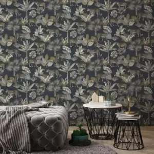 Image of Life Jungle Fever Leopard Wallpaper JF2102 - Grandeco