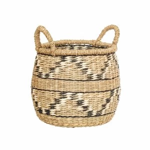 Image of Sass & Belle Seagrass Zig Zag Basket