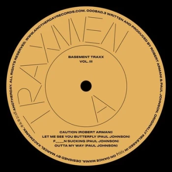 Image of Basement Trax - Volume III by Traxmen Vinyl Album