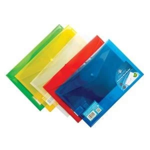 Image of Bundle Concord Stud Wallet File Translucent Polypropylene Foolscap