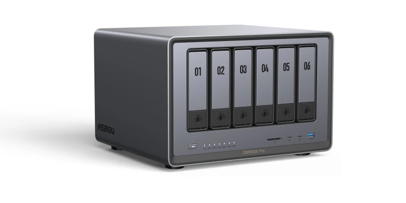 Image of Ugreen Ugreen NETWORK ATTACHED DXP6800PR DISKLESUK NAS Desktop Intel Core i5 i5-1235U 8GB DDR5 UGOS PRO 25897B