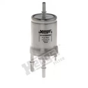 Image of In-Line Fuel Filter H155WK02 by Hella Hengst