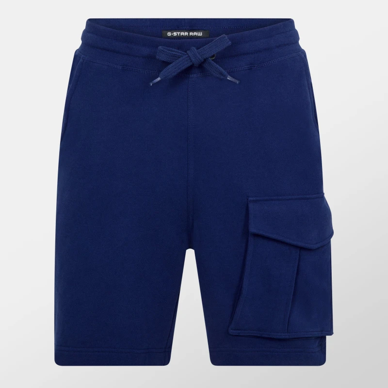 Image of G Star One Pocket Sweat Shorts Imperial Blue male Small