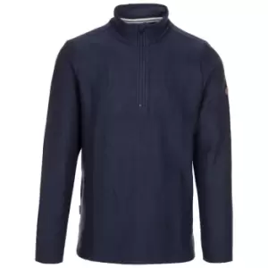 Image of Trespass Mens Taddingley Half Zip Sweatshirt (M) (Navy)