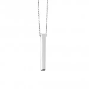 Image of Sterling Silver Personalised Bar Necklace N4381