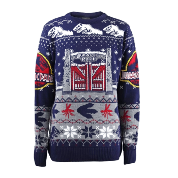 Image of Jurassic Park - Gates Unisex Christmas Jumper X-Large