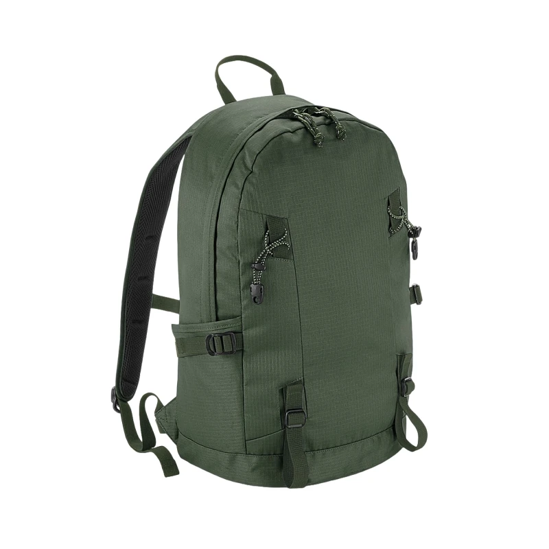 Image of Quadra Mens Everyday Outdoor 20L Backpack in Dark Olive Dark Olive Male