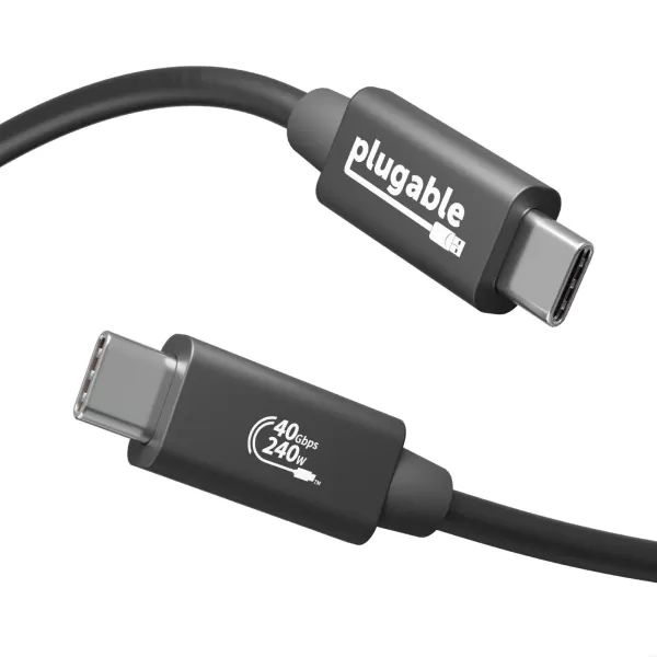Image of PLUGABLE USB4 240W EPR Cable 3.3ft (1m)