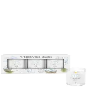 Image of Yankee Candle Gifts & Sets 3 Pack Filled Votive Clean Cotton