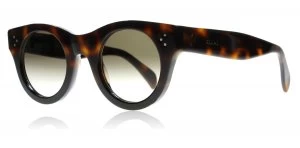 Image of Celine 41425/S Sunglasses Black Havana AEA 44mm