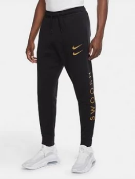 Image of Nike Swoosh Reflective Joggers - Black