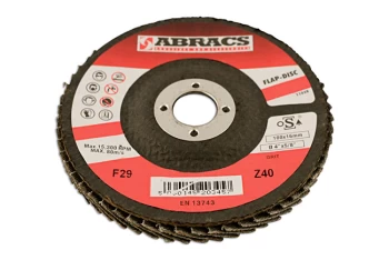 Image of Abracs Zirconium Flap Discs 100mm x P40 Pack 5 Connect 32079
