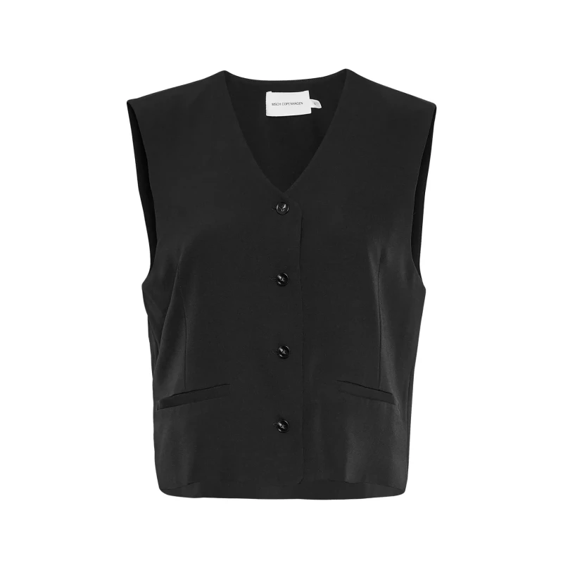 Image of moss copenhagen Womens vest Moss Copenhagen Gilet Nichelle Noir Female M