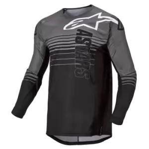 Image of Alpinestars Techstar Graphite Jersey Dark Gray Black M