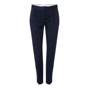 Image of Gant Poplin Trousers - 410 MARINE