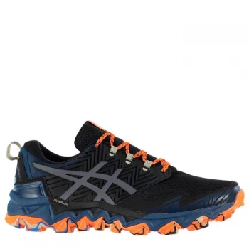 Image of Asics Gel Fujitrabuco 8 Mens Trail Running Shoes - Blue/Black