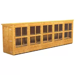 Image of Power Sheds 20 x 4ft Pent Shiplap Dip Treated Potting Shed