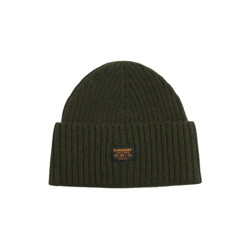 Image of Superdry Workwear Children's Knitted Hat Vert Unisex TU