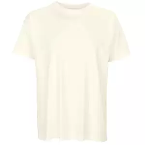 Image of SOLS Mens Boxy Organic Oversized T-Shirt (M) (Off White)