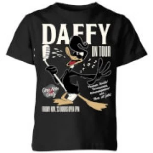 Image of Looney Tunes Daffy Concert Kids T-Shirt - Black - 5-6 Years