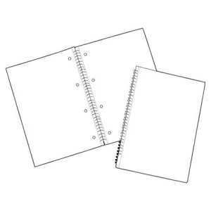 Image of 5 Star Value A4 Wirebound Notebook Ruled 100 Pages Pack of 10