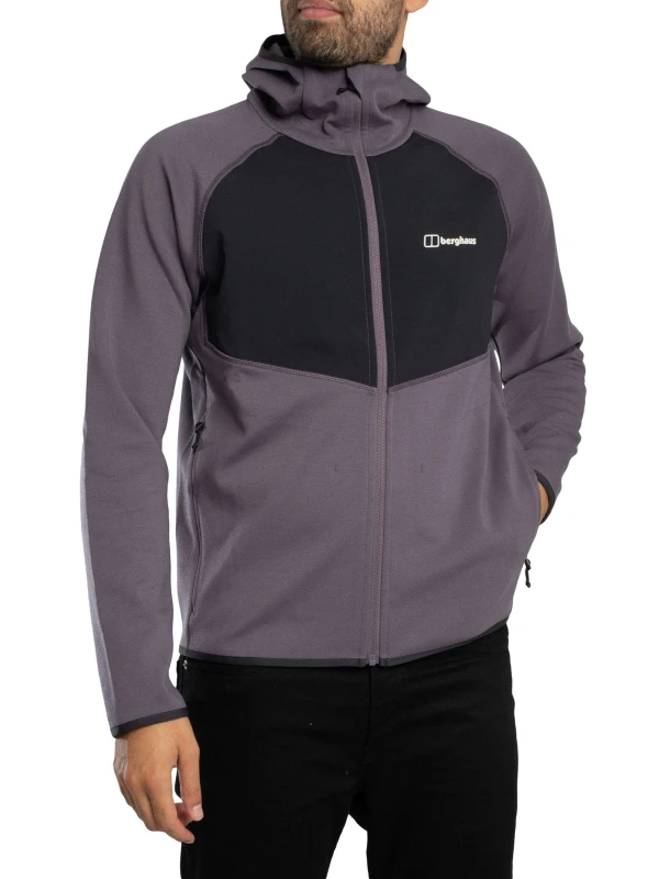 Image of Berghaus Trawden Hybrid Jacket Purple/Black S