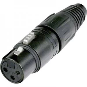 Image of Neutrik NC3FX-BAG XLR connector Socket, straight Number of pins: 3 Black