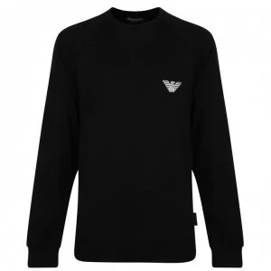 Image of Emporio Armani Eagle Crew Neck Sweatshirt Black Size L Men