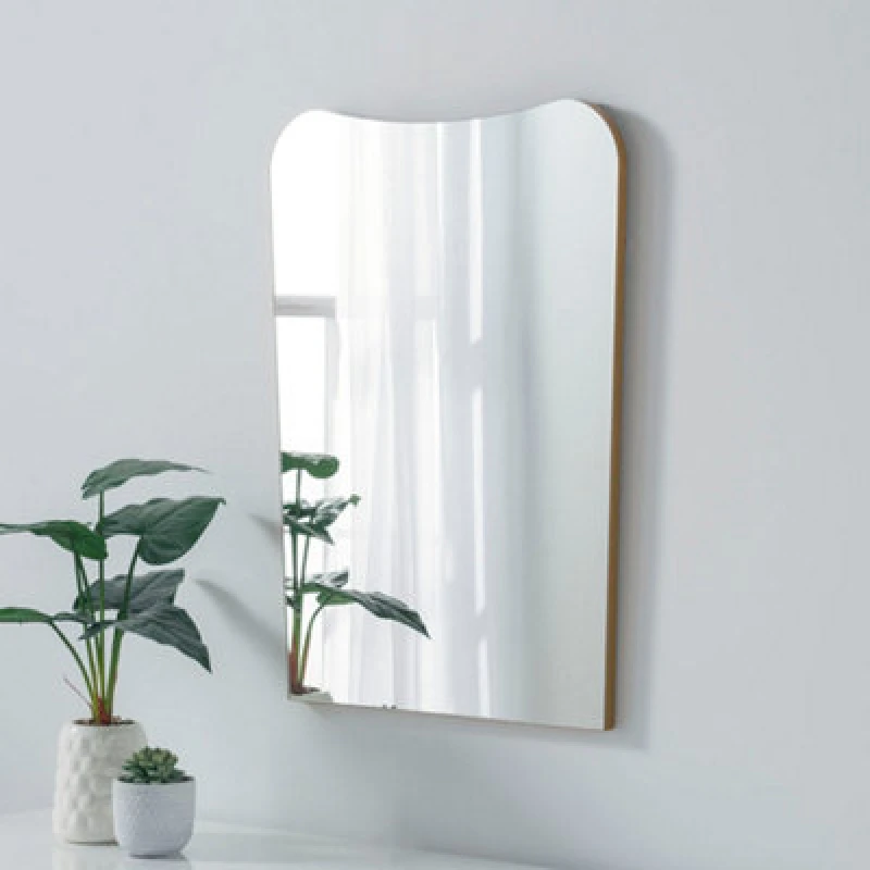 Image of Yearn Mirrors Irregular Frameless Gold Mirror 79(h)x56cm(w) Gold