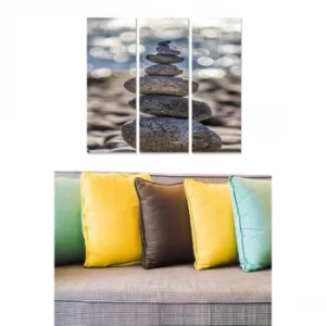 Image of MDF983992 Multicolor Decorative MDF Painting (3 Pieces)