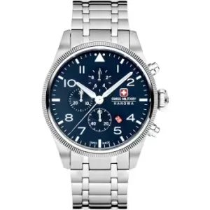 Image of Mens Swiss Military Hanowa Stainless Steel Thunderbolt Chrono