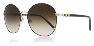 Image of Burberry BE3094 Sunglasses Light Gold 114513 56mm